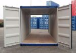 Contenedor de doble puerta de 20 pies con puertas dobles en la parte delantera y trasera, ideal para el almacenamiento, el transporte y el fácil acceso a la carga, estructura de acero corten conforme a las normas ISO.