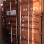 Contentor 20 pés vermelho Cargo Worthy em excelente estado