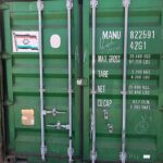 Contenedor verde Cargo Worthy de 40 pies en excelente estado