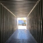 Contenedor verde de 40 pies ideal para la exportación y el almacenamiento