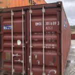 Contenedor marítimo rojo BEACON Clase A CW de 40 pies