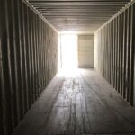 Contenedor marítimo usado BEACON 40 pies rojo Monteiro Containores