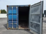 Contenedor lateral de 20 pies azul Geseaco Clase A usado
