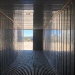 Contentor frigorífico 40 pés usado bege Cronos Classe B interior