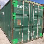 Conteneur vert usagé de 20 pieds Capital Containers classe A CW
