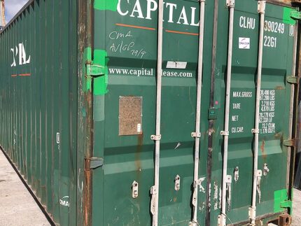 Conteneur vert usagé de 20 pieds Capital Containers classe A CW