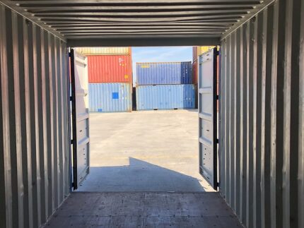 contentor 20 pés usado azul Portugal