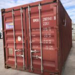20ft used red cargo container worthy Beacon