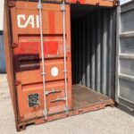 conteneur 20 pieds rouge d'occasion CAI Portugal