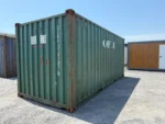 Contentor 20 pés usado verde Capital Containers Classe A lateral