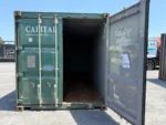 Contentor 20 pés usado verde Capital Containers Classe A interior