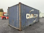 Contenedor lateral de 20 pies azul usado CMA CGM Clase B