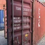 Puertas de contenedor de 20 pies cerradas usadas